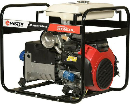 Master HG 14000Ε AVR Γεννήτρια Βενζίνης Τετράχρονη με Ηλεκτρική Μίζα και Μέγιστη Ισχύ 11kVA