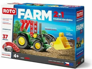 Efko Efko Building Blocks Tractor 2 in 1 for 4+ Years 37 Pieces