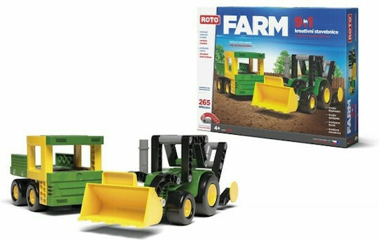 Efko Farm Vehicles Building Blocks 9 in 1 for 4+ Years 265 Pieces