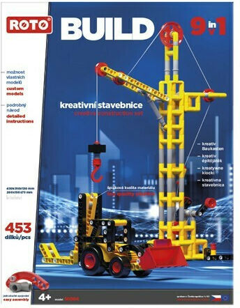 Efko Building Blocks Crane 9 in 1 for 4+ Years 453 Pieces