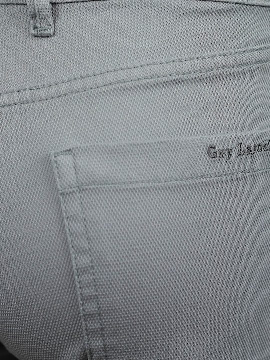 Trousers Elastic in Regular Fit Gray