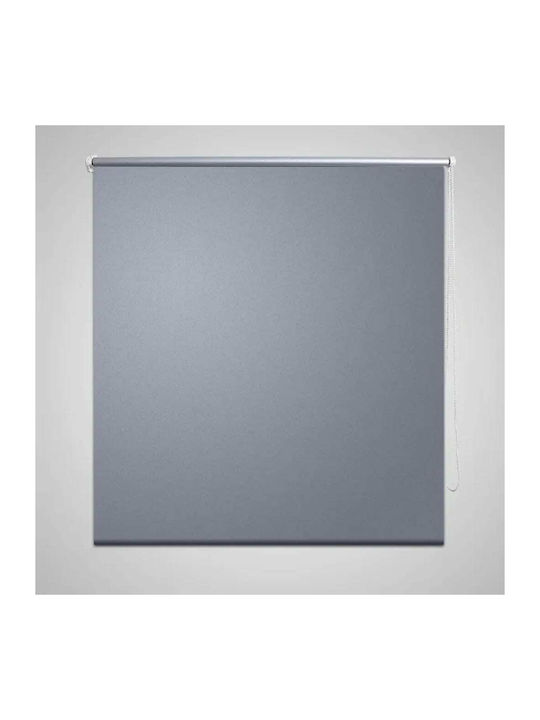 vidaXL Roller Blind Total Blackout Gray Type "P"40xH100cm 240738