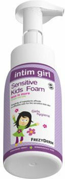 Frezyderm Hypoallergenic Kids' Bubble Bath Sensitive Kids Intim Girl with Chamomile for the Sensitive Area in Foam Form 250ml