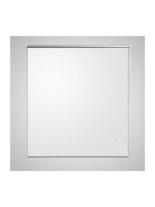 vidaXL Roller Blinds Total Blackout White W100xH175cm 240115