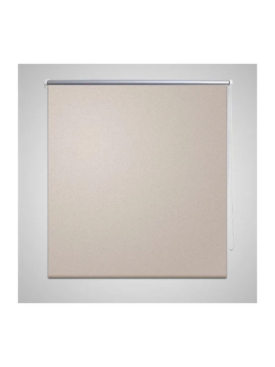 vidaXL Roller Blinds Total Blackout Beige W40xH100cm 240734