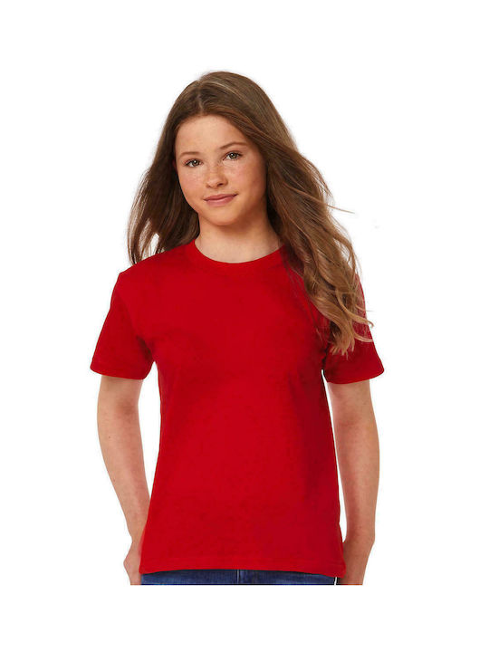 B&C Kids T-shirt Red