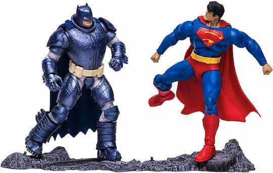 Mcfarlane Toys DC Comics Multivers: Superman vs. Batman blindat Superman vs. Batman blindat Figurină de Acțiune înălțime 18buc