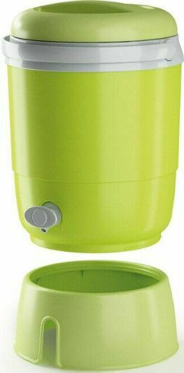 Adriatic Plastic Container with Faucet Thermos Bottle 6L Green
