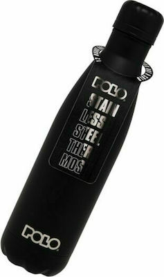 Polo Bottle Thermos Stainless Steel BPA Free Black 750ml 9-49-002-2000