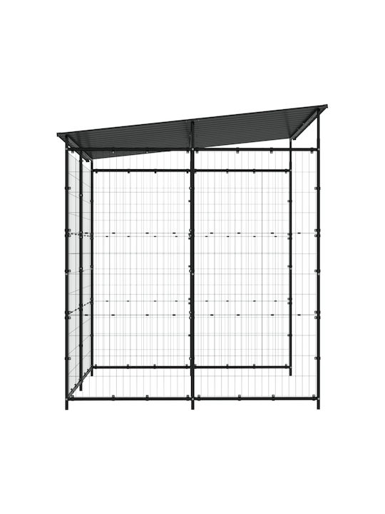 vidaXL Γαλβανιζέ Στέγαστρο Π222xΒ190cm