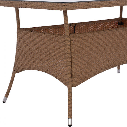 Tisch Stabil Minsk Beige / Brown 150x90x75cm