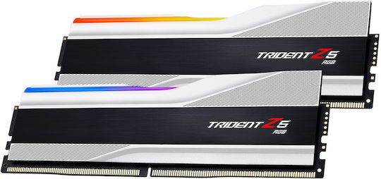 G.Skill Trident Z5 RGB DDR5 64GB RAM με 2x32GB Modules και Ταχύτητα 6000 για Desktop
