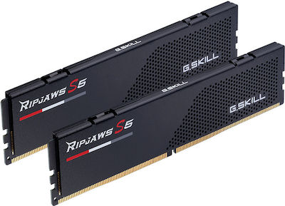 G.Skill Ripjaws S5 32GB DDR5 RAM cu 2 module (2x16GB) și Viteză 6000 pentru Desktop