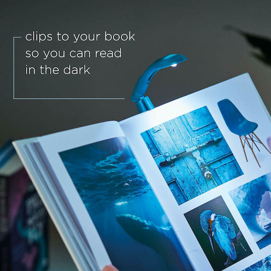 IF Blue Book Light LED with Clip Light Blue
