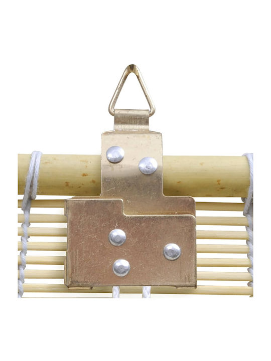 vidaXL Shade Blind Bamboo Beige L120xH220cm