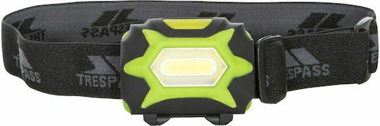 Trespass Stirnlampe LED mit maximaler Helligkeit 125lm Beacon Schwarz