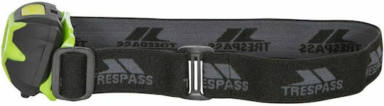 Trespass Stirnlampe LED mit maximaler Helligkeit 125lm Beacon Schwarz