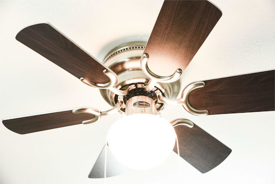 Westinghouse Petite Ανεμιστήρας Οροφής 76cm με Φως Brushed Nickel
