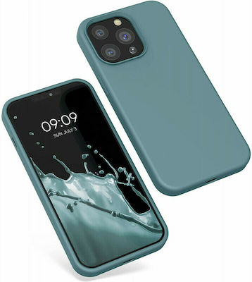 KWmobile Rubberized Silicone Back Cover Durable Arctic Blue (iPhone 13 Pro)