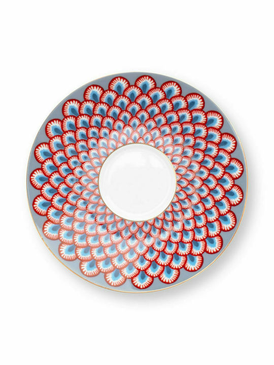 PiP Studio Flower Festival Σετ Φλιτζάνια Espresso από Πορσελάνη Μπλε 120ml 2τμχ