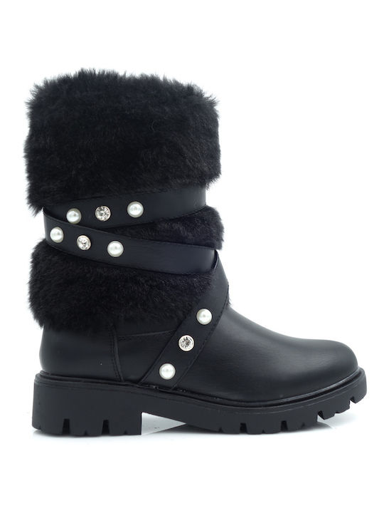 Gioseppo Kids Boots with Zipper Black