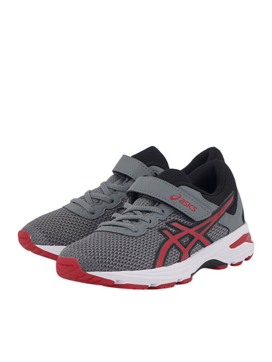 Junior Gt 1000 6 PS Kids Sports Shoes Running with Hoop & Loop Closure Gray