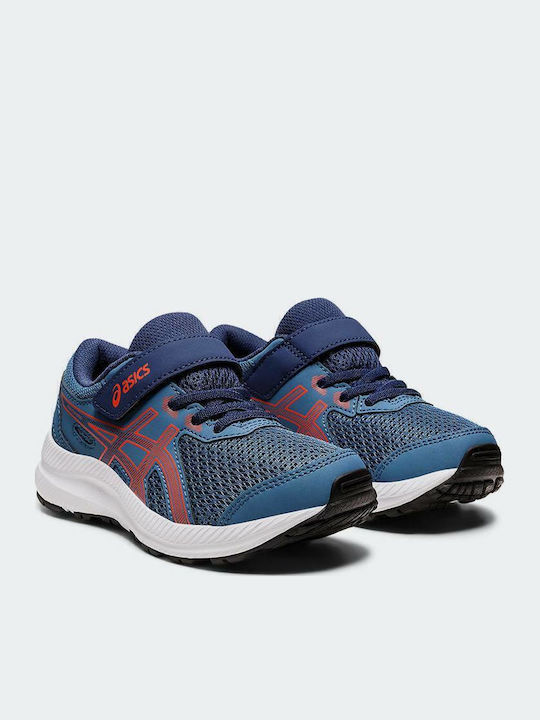 Contend 8 Ps Kids Sports Shoes Running with Hoop & Loop Closure Blue