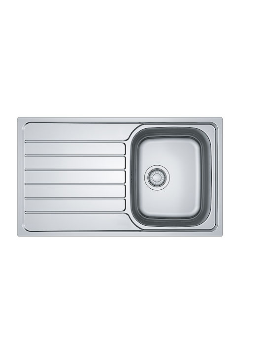 Franke Spark SKX 611 3011744101 101.0298.442 Drop-In Sink Inox Satin W86xD50cm Silver