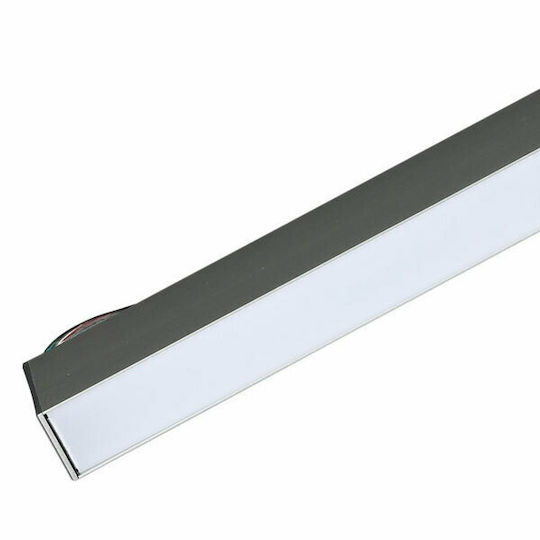 V-TAC LED Комерсиално Линейно Осветление Светило Таван 40W Неутрално бяло IP20 Ш120xД3.5xВ6.7см.