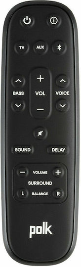 Polk Audio Magnifi Mini AX Soundbar 3.1 Bluetooth, HDMI and Wi-Fi 150W with Wireless Subwoofer and Remote Control Black