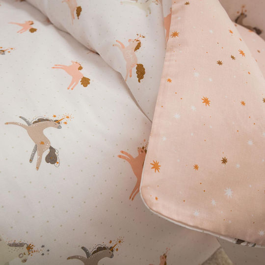 Vesta Home Magic Baby Sheets Set Cradle Cotton White 70x125cm 3pcs