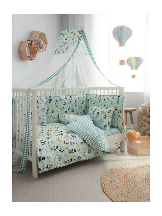 Vesta Home Circus Πάπλωμα Κούνιας Τιρκουάζ 110x150cm