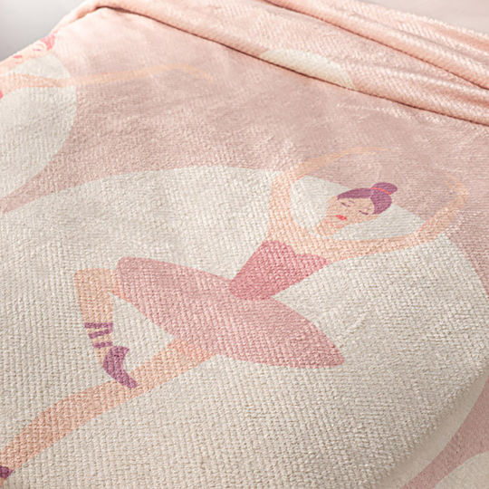 Saint Clair Blanket Fleece Ballerina Pink 160x220cm