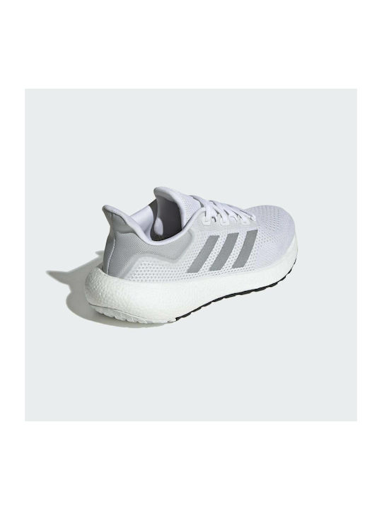 Pureboost 22 Sport Shoes Running Cloud White / Silver Metallic / Core Black