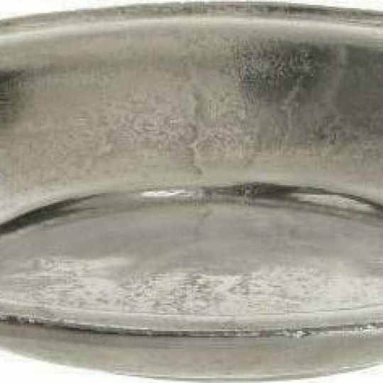 Inart Decorative Bowl Silver 44x35x6cm