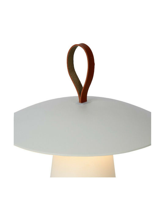 Lucide Lightning La Donna Desktop Outdoor Floor Lamp 2W with Warm White Light IP54 White