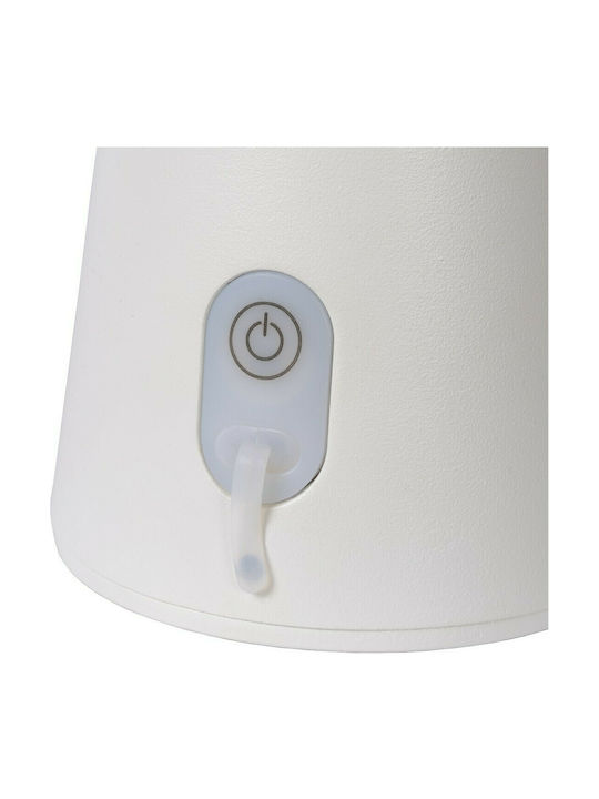 Lucide Lightning La Donna Desktop Outdoor Floor Lamp 2W with Warm White Light IP54 White
