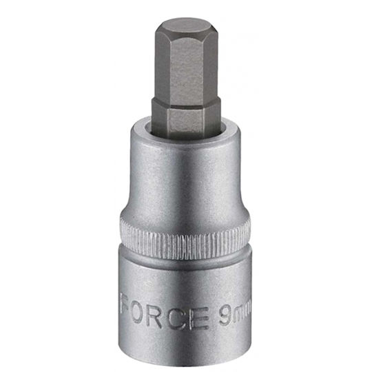 Force Allen socket 1/2'' Long Walnut with Allen Head and Socket 1/2'' H17x70mm