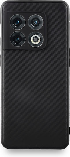 Volte-Tel Carbon Camera Protective Umschlag Rückseite Silikon Schwarz (OnePlus 10 Pro)