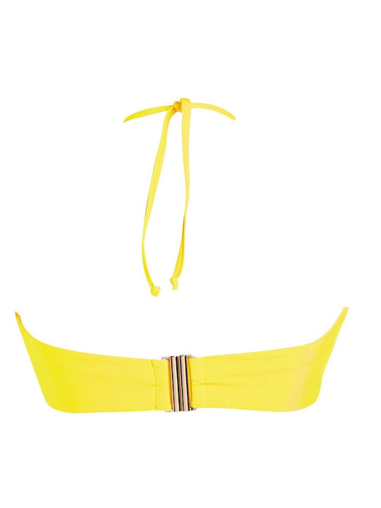 Bluepoint Strapless Bikini Top με Ενίσχυση Κίτρινο