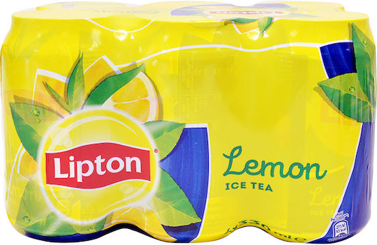 Lipton Ice Tea Λεμόνι Χωρίς Ανθρακικό & Ζάχαρη σε Κουτί 6x330ml