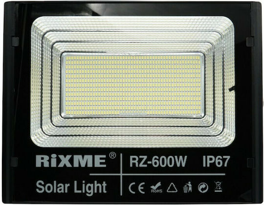 Στεγανός Ηλιακός Προβολέας LED 600W με Τηλεχειριστήριο IP67
