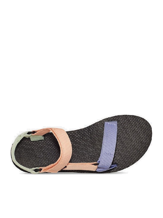 Flatform Universal Women's Flat Sandals Sporty Flatforms Salmon/Green/Purple