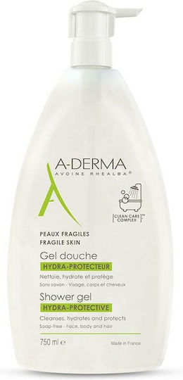 A-Derma Hydra-Protective Bubble Bath Gel with Glycerin Moisturizing 500ml