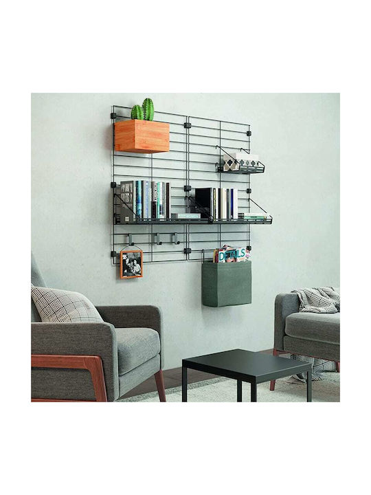 Metaltex Pendant Mural Shelf Bamboo 10x15x8cm Beige