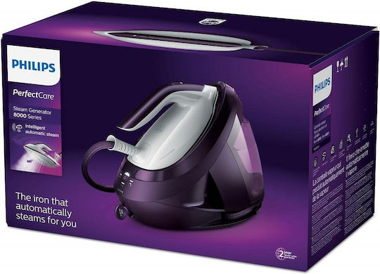 Philips PerfectCare 8000 Σύστημα Σιδερώματος Πίεσης 8bar με Δοχείο 1.8lt