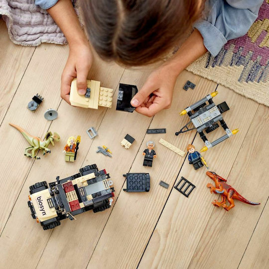 LEGO Jurassic World Pyroraptor & Dilophosaurus Transport για 7+ Ετών 254τμχ