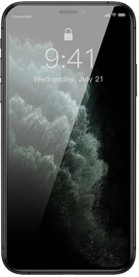 Baseus 0.3mm Privacy Full Face Tempered Glass (iPhone 11)