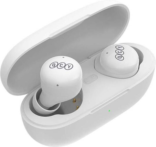 QCY T17 In-ear Bluetooth Handsfree Earphones with Charging Case White