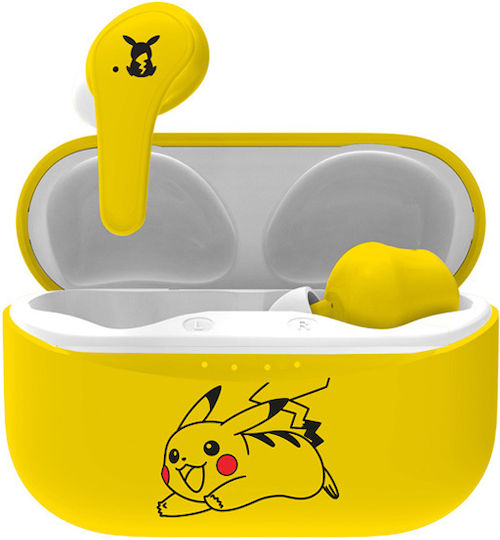 OTL Pokémon Pikachu In-Ear Bluetooth-Freisprecheinrichtung Kopfhörer mit Ladeetui Gelb